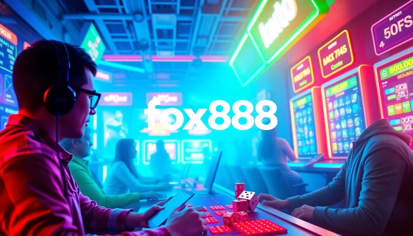 Engage in thrilling gaming experiences with fox888, showcasing vibrant online betting activities.