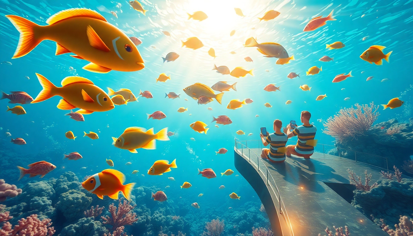 Engage in bắn cá đổi thưởng with vibrant underwater creatures and immersive gameplay.