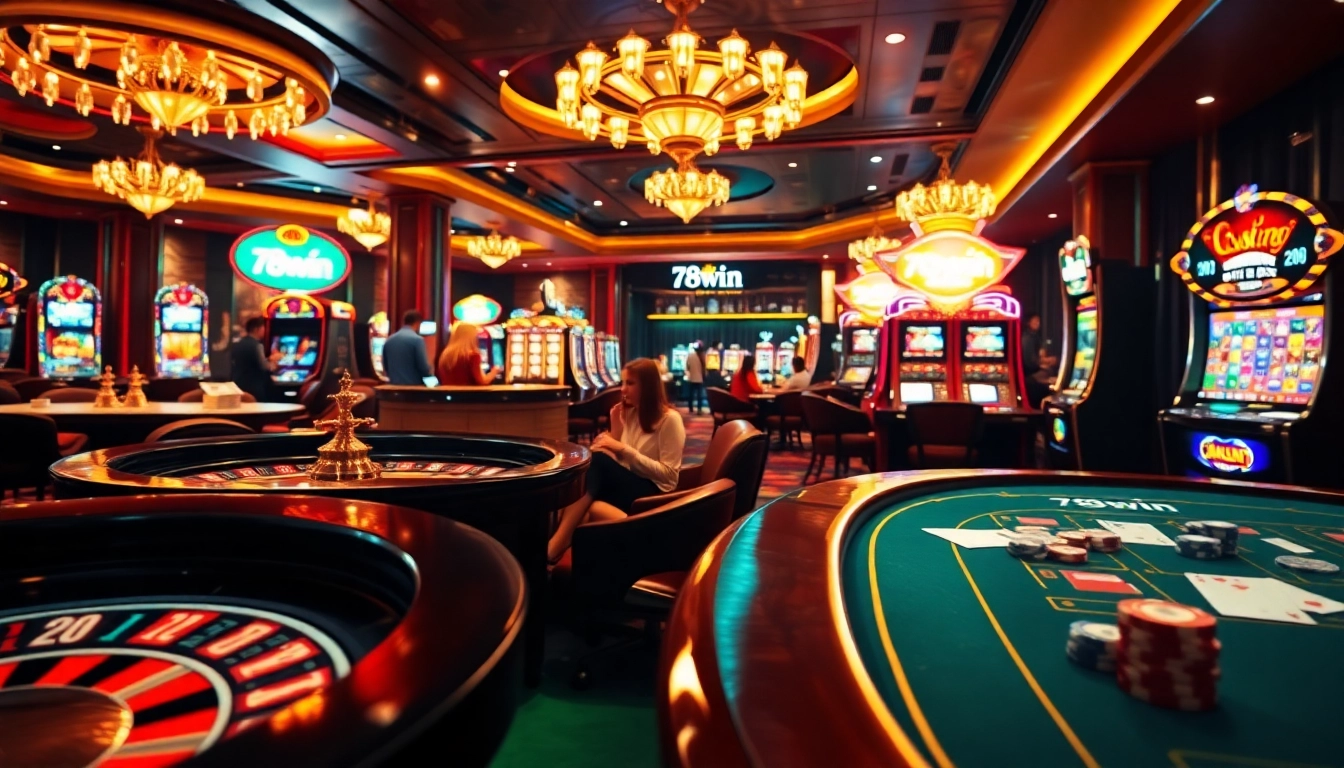 Experience dynamic gambling at trang chủ 78win with exhilarating games like poker, roulette, and vibrant slot machines.