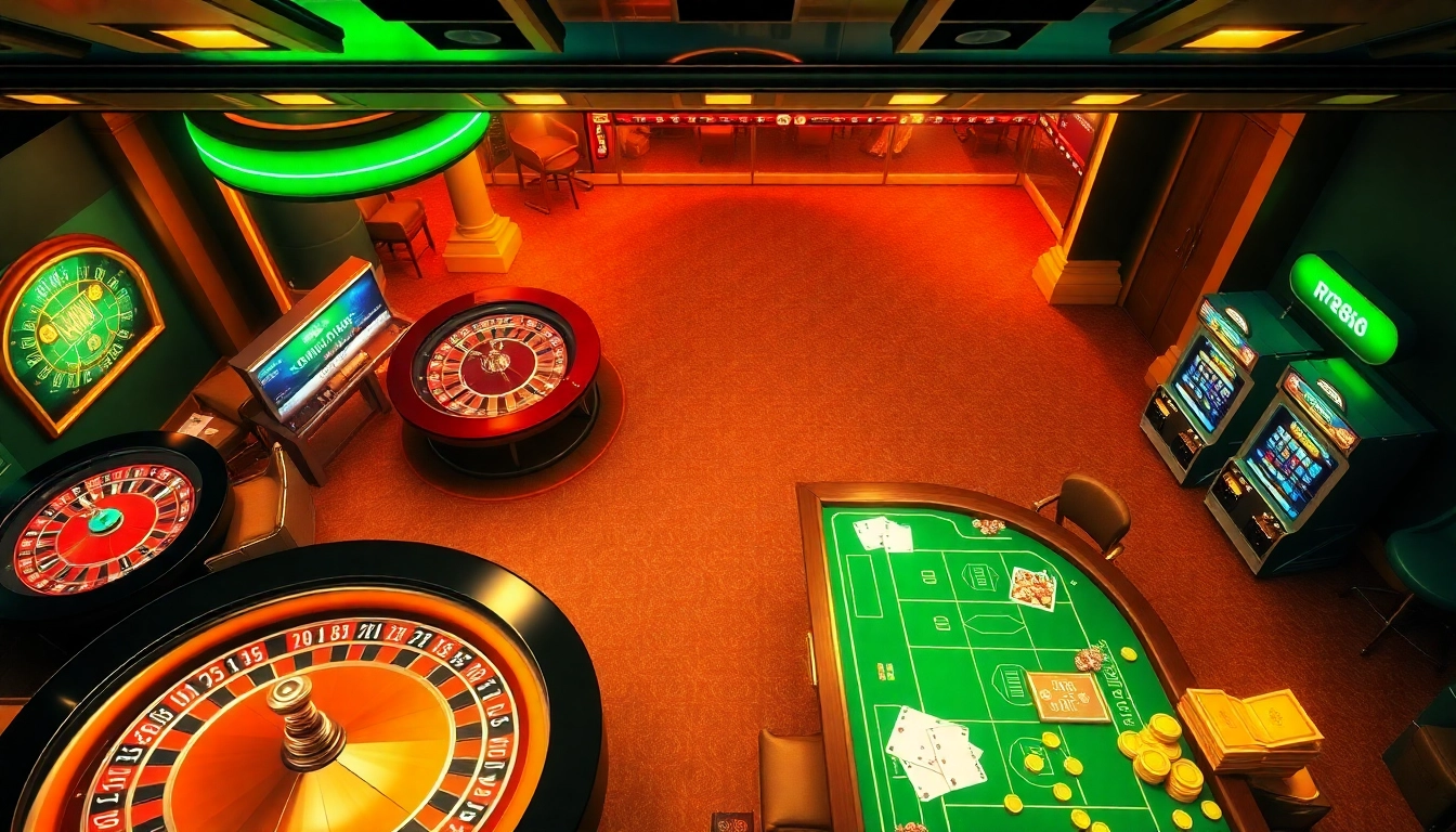 Experience the thrill of rr88 trang chủ online casino games, showcasing dynamic roulette, poker, and slot machine action.
