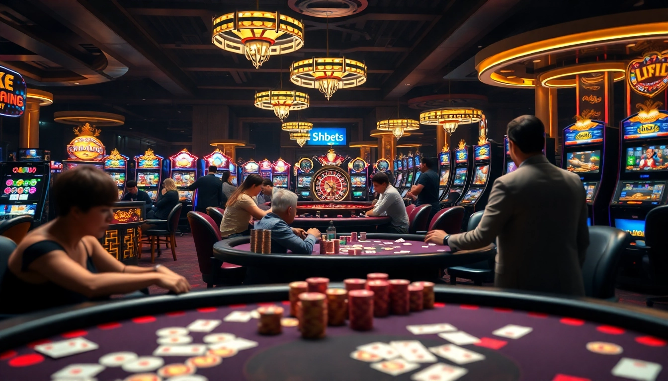 Experience the excitement of the casino at https://shbets.net/ with poker, roulette, and vibrant slot machines.