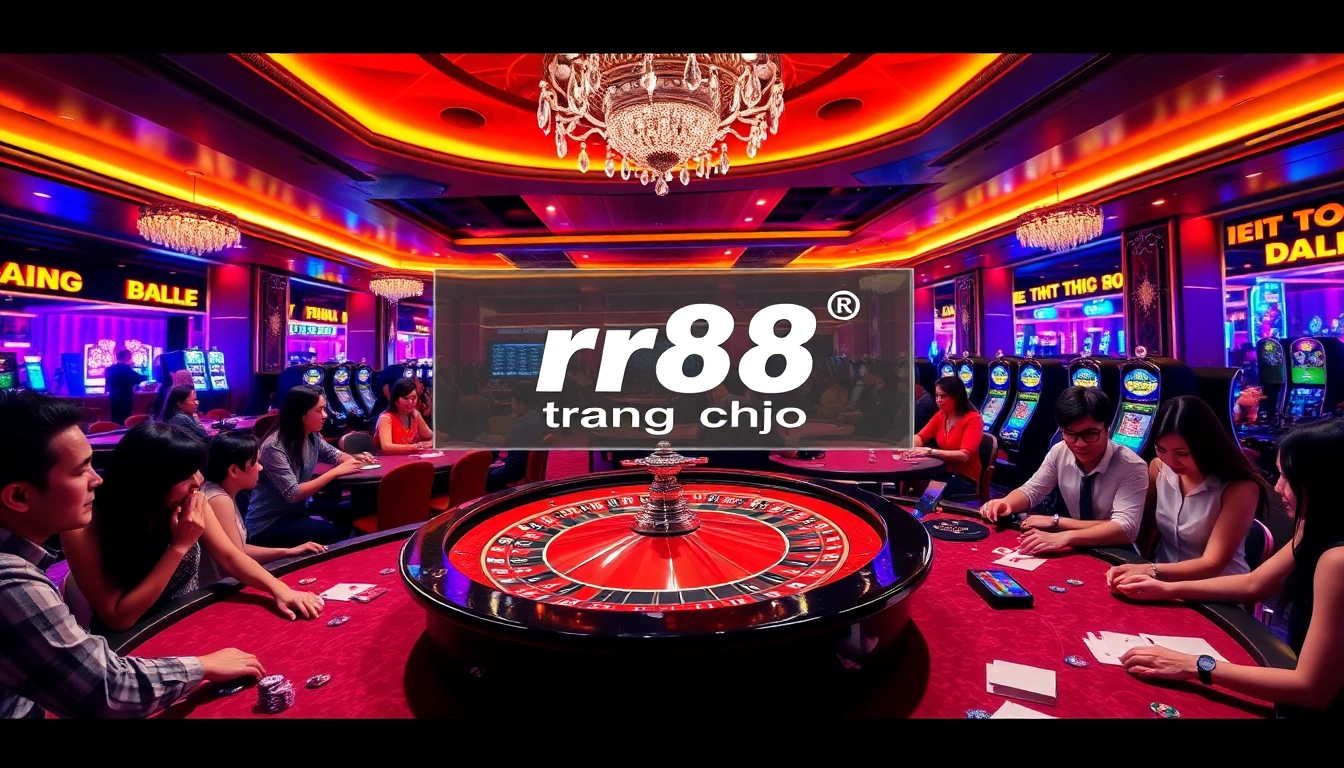 Experience the thrilling world of gambling at rr88 trang chủ with vibrant casino games and live action.