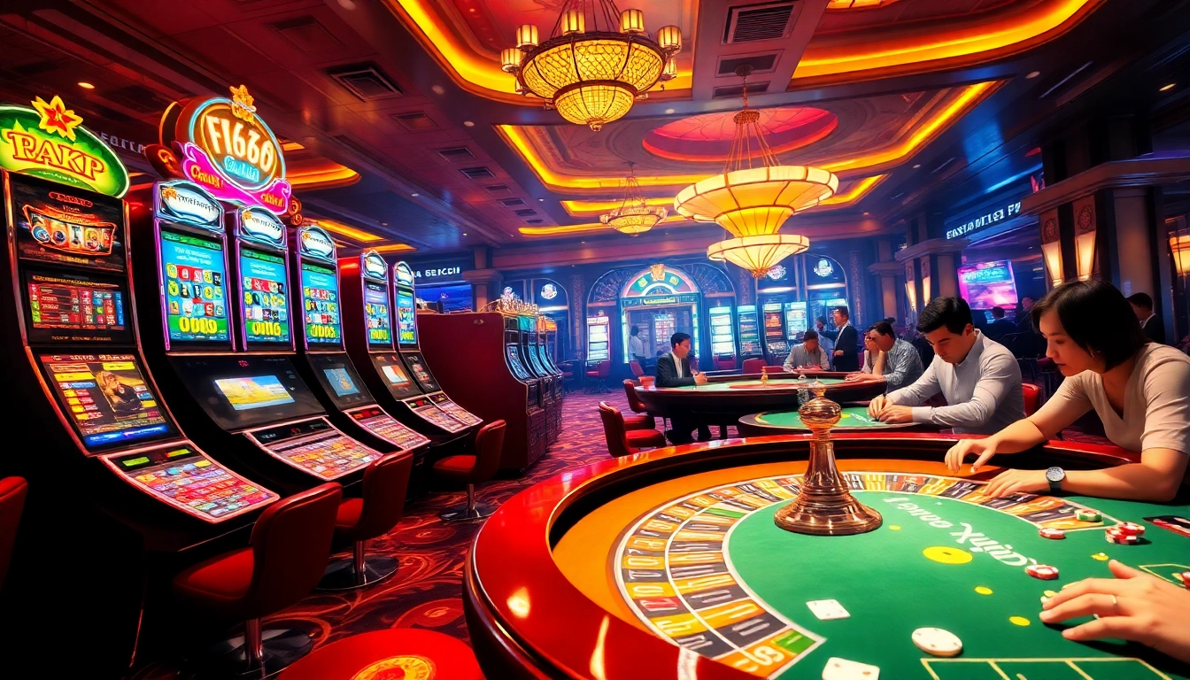Experience the thrill of betting at thương hiệu f168, featuring diverse casino games and exciting slot machines.