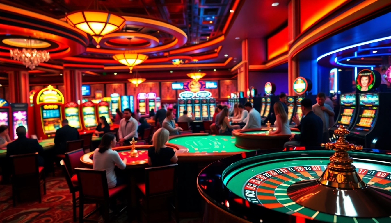 Experience the thrill of the casino scene at https://bet88win.vip/, with people betting at glamorous tables filled with poker chips and cards.