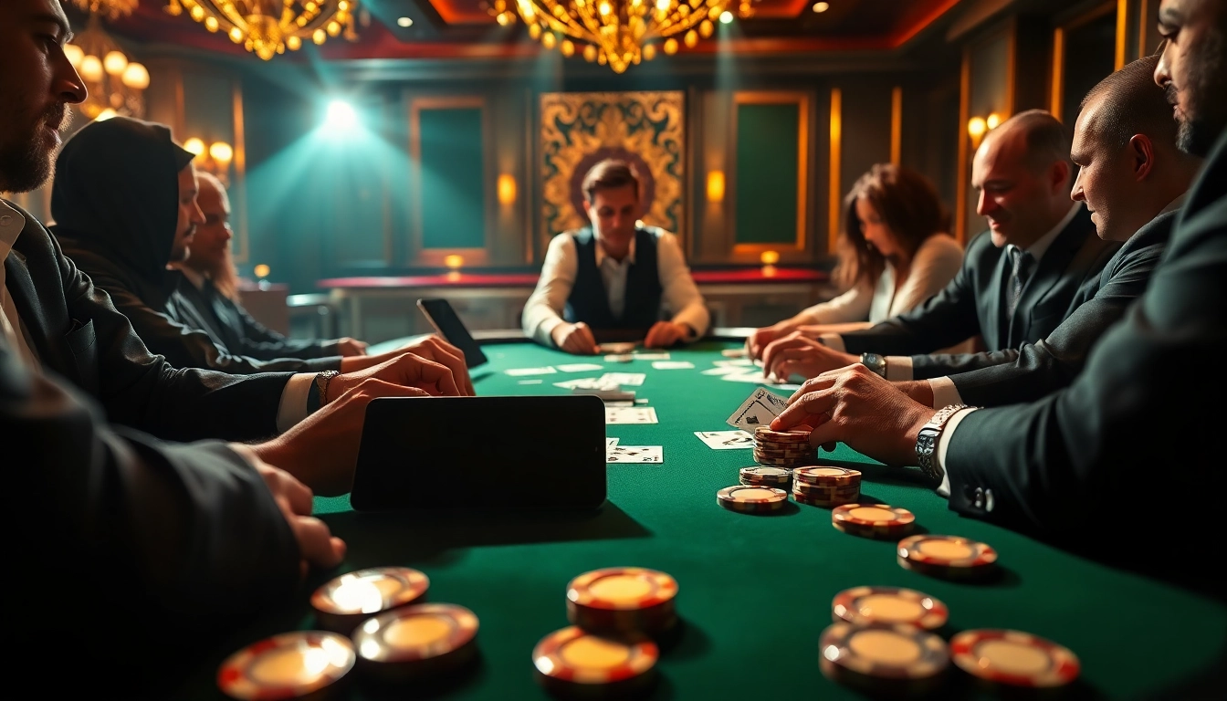 Play at https://32win.army/ with vibrant poker chips on a stylish casino table, embodying the thrill of gambling.