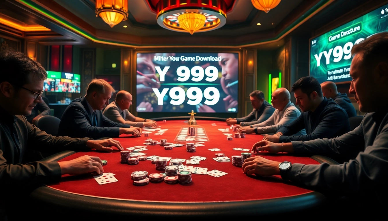 Experience the thrill of the Y999 Game Download with live poker action and exciting casino games.