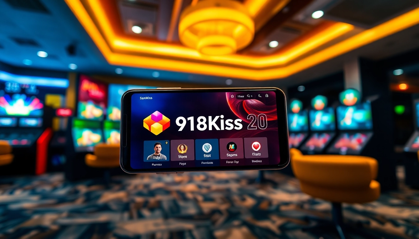 Download the 918kiss app and experience thrilling casino games on your mobile device.