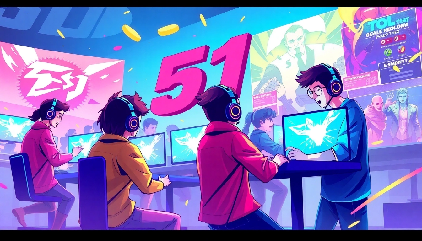 Engage in thrilling 51 game login experiences showcasing e-sports excitement and dynamic gameplay.